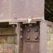 Detail of joint between canopy girder beam and upright supprt, No.2 gun emplacement.