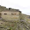 View of blockhouse on Inchkeith showing blocked loopholes from SW.