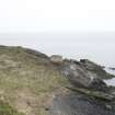 General view (location) from above of blockhouse from SW.