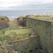 View of N blockhouse and ditch from WSW.