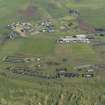 Oblique aerial view of the bomb stores at Machrihanish Airfield, taken from the W.
