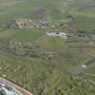 Oblique aerial view of the bomb stores at Machrihanish Airfield, taken from the SW.