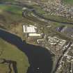 Oblique aerial view of the works at Irvine, taken from the SW.