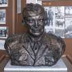 Interior. 1st floor, Eisenhower exhibition, view of bust