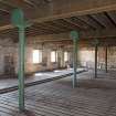Interior view, first floor of bonded warehouse (west section) at former Rosebank Distillery