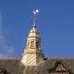 Detail of roof lantern and weather vane from S.