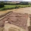 Hi Spy view from SE centred on the excavation at Forteviot.