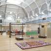 Interior view of main hall, Dovecot Studios, Edinburgh. This was previously the Infirmary Public Baths.