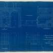 Tain Gasworks
Sections of retort settings and plan of flooring slates