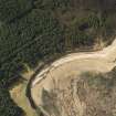 Oblique aerial view centred on the road block, taken from the ENE.