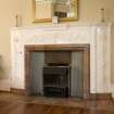 Interior. Detail of fireplace