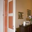 Interior. View of later panelled doors