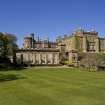 General view including orangery from gardens to SW