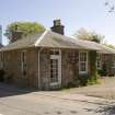 General view from NW of Tynehead railway station masters house and ticket office.