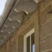 Detail of decorative wooden eaves, Tynehead railway station