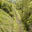 General view from NNW showing trackbed and the remains of the platforms.