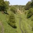 General view from N showing trackbed to south with down platform.