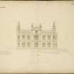 Elevation.
Titled: 'East Elevation'.
Signed: 'D. R. 49 Northumberland Street, Edinburgh, 4th September 1848'.