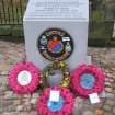 View of monument in memory of Korean War Veterans.