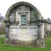 View of monument in memory of Walter Macfarlane.