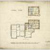 Plans of second floorand attic floor.