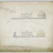 Folio 2
(4) Calton Hill. Proposed Telescope House. Diagram of Elevation of South and East