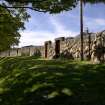 General view of garden wall.