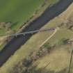Oblique aerial view centred on the railway viaduct, taken from the S.