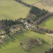 General oblique aerial view centred on Barns House with Barns Tower adjacent, taken from the E.