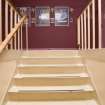 View of stair to balcony in Arts Guild Theatre, Campbell Street, Greenock.