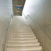 Interior view of stairs to changing rooms in Royal Commonwealth Pool, 21 Dalkeith Road, Edinburgh.