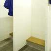Interior view of main men's changing rooms in Royal Commonwealth Pool, 21 Dalkeith Road, Edinburgh.