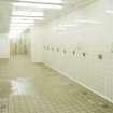 Interior view of men's shower room/lavatories in Royal Commonwealth Pool, 21 Dalkeith Road, Edinburgh.