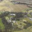 Oblique aerial view of Gogarburn House, taken from the S.