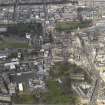 General oblique aerial view of Edinburgh centred on Edinburgh Castle, taken from the SSE.