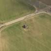 Oblique aerial view of East Fortune Airfield control tower, taken from the WNW.