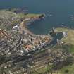 General oblique aerial view of Eyemouth, taken from the SE.