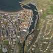 General oblique aerial view of Eyemouth, taken from the S.