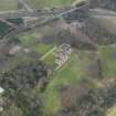 Oblique aerial view of Ayton Castle and policies, taken from the SSW.