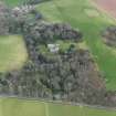 General oblique aerial view of Mordington House and policies, taken from the WNW.