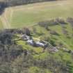 Oblique aerial view of Paxton House, taken from the ESE.