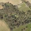 Oblique aerial view of Paxton House walled garden, taken from the SW.