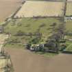 Oblique aerial view of Elvingston country house and policies, taken from the NW.