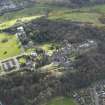 Oblique aerial view of Craighouse University Hospital, taken from the NNE.