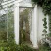 Interior. Detail of doorway leading to melon pit