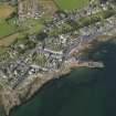 General oblique aerial view of Millport centred on the pier, taken from the SSW.