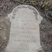 Un-numbered plot. Thomas Brown. Headstone.