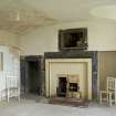 Interior. Ground floor, vaulted room with range, view from NW