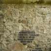 Detail showing brick repairs to SE abutment.