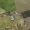 Oblique aerial view centred on the country house with the garden adjacent, taken from the W.